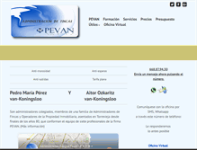 Tablet Screenshot of pevan.es